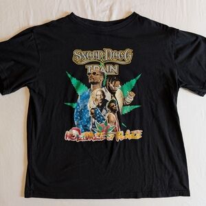 Snoop Dogg T-Pain Holidaze of Blaze Tour T-Shirt 2022 XL